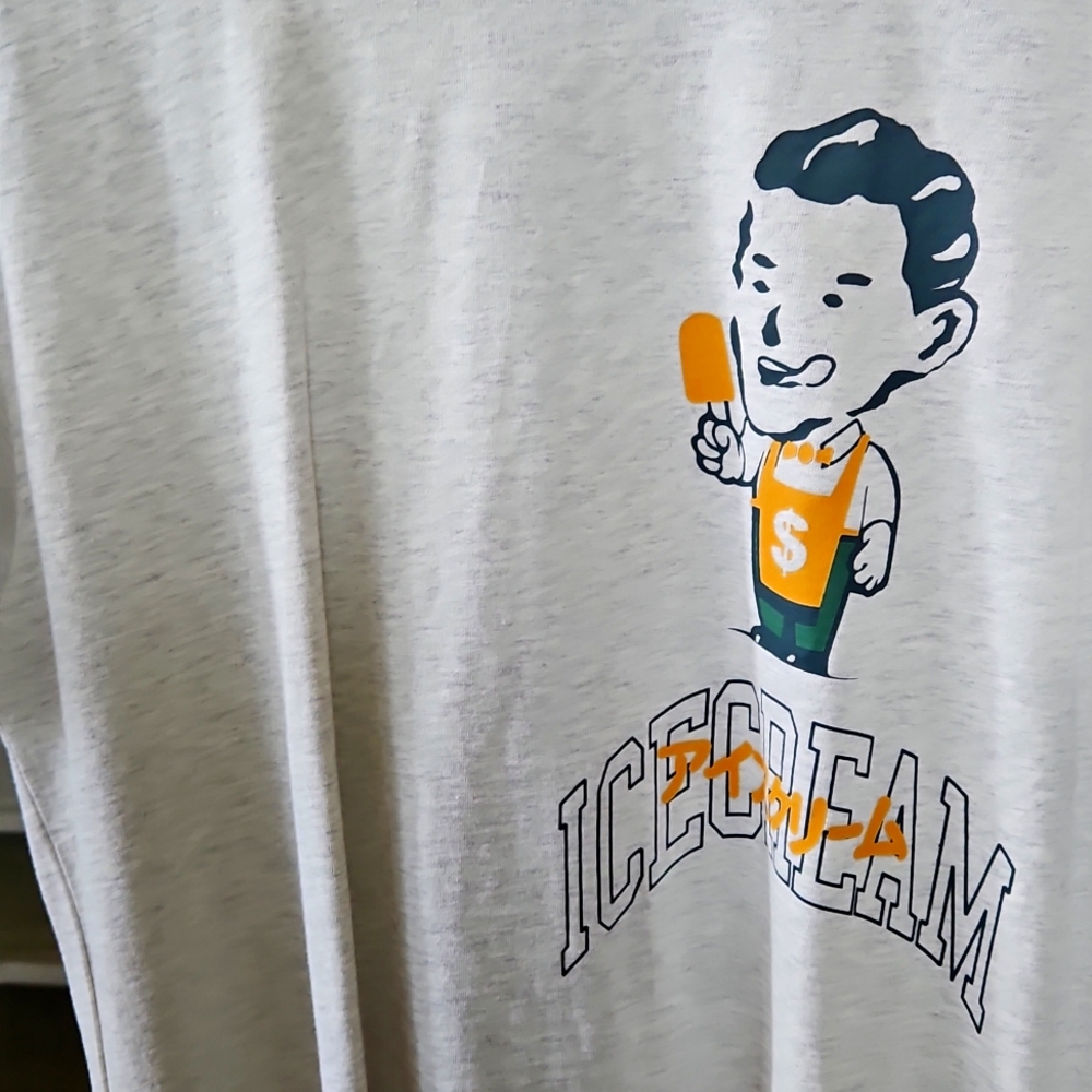 Mens new with tags Icecream tshirt  light grey